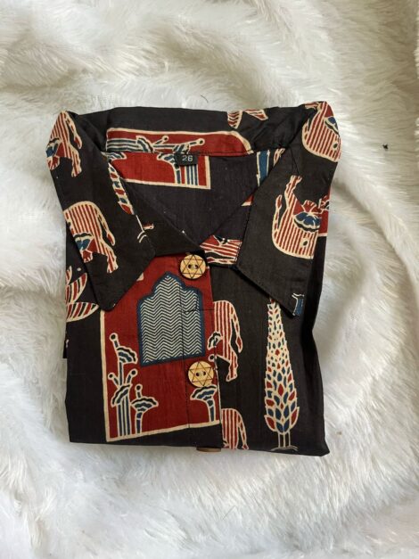Classic Black Cotton Cordset – For 5-Year-Olds (Size 26)